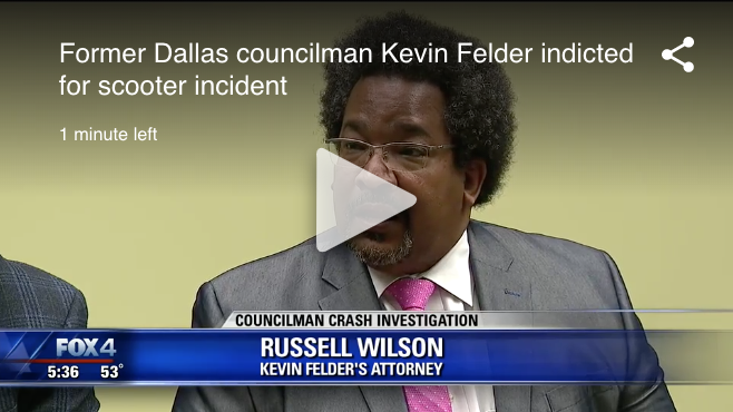 Russell Wilson Represent Former Dallas City Councilman Kevin Felder